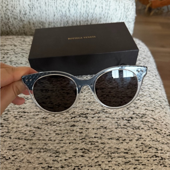 Bottega Veneta Accessories - Bottega Veneta Gray Sunglasses